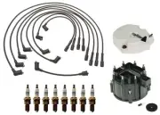 ACDelco Ignition Kit Distributor Rotor Cap Wire Spark Plugs For Cadillac Calais