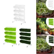 Vertical Garden Planter Multifunctional 8 Pots for Outdoor Corner Tomato