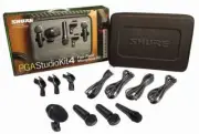 New Shure PGAStudioKit4 Four Piece Microphone Kit