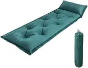 Camping Picnic Self-driving Travel Portable Soft Mattr High Resilience Comfort Automatic Inflation Mattr with Pillow Army green One Size