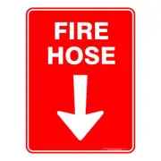 Fire Hose Text | Fire Safety Signs