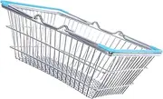 Mini Iron Wire Shopping Basket for Tiny Storage Basket for Mini House Furniture Decoration Playtime Fun for Shopping Storage