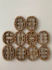 10 Black Walnut Shell Slices