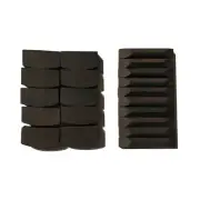 10 Sets Violin String Nut + Saddle Natural Ebony Wood Good Quality Pre Carved