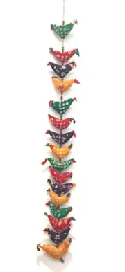 Fabric chickens these chickens don't lay eggs but will bring a smile instead NEW
