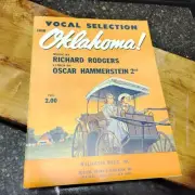 Vintage 1943 Vocal Selection From Oklahoma! Sheet Music Rodgers & Hammerstein