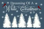 REUSABLE STENCIL 9358 AK 12"x18" Dreaming a White Christmas Sign STENCILS