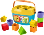 Stacking Toy Baby’S First Blocks Set of 10 Shapes for Sorting Play for Infants A
