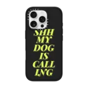 iPhone 16 Pro Impact Case MagSafe Compatible Dog is Calling