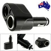 12V 2 Way Car Cigarette Lighter Power Socket Charger Adapter Dual USB Port Twin