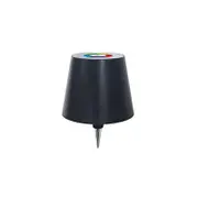 Wireless Bottle Lamp,Touch 3 Color Dimming LED Wine Bottle Lamp for Party Bars Black