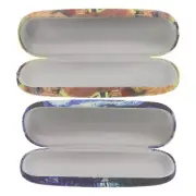 2Pcs Size Sunglasses Case Unisex Hard Shell Eyeglasses Cases Oil Painting