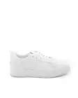 Hugo Boss Men's Calfskin Rubber Sole Sneakers in White - 41 EU