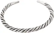 [Treasure Bay] TreasureBay Men's Solid Sterling Silver Bangle Bracelet