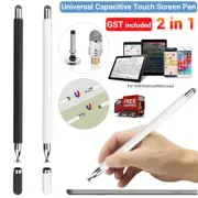 2in1 Universal Capacitive Touch Screen Pen Drawing Stylus Fr iPad Android Tablet