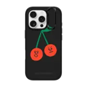 iPhone 16 Pro Impact Ring Stand Case MagSafe Compatible Cherries iPhone Case by Tess Smith-Roberts