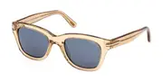 Tom Ford FT0237 SNOWDON 45V Men's Sunglasses Brown Size 50