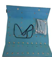 Hanging Headband Holder Organizer Hanging Storage Display 18.5L X 16"W Blue