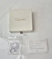 Clogau Forget Me Not Welsh Silver & 9ct Rose Gold Ring Size N