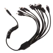 10 In 1 Micro USB Multi Pin Cable Charger Universal USB Adapter Data Wire Cord