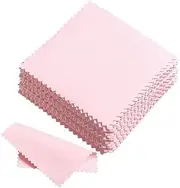 [Wedhapy] 100PCS Silver Cleaning Cloth Jewelery Cleaning Cloth Microfiber Jewelery Cleaning Cloth Silver and Platinum Brass Sterling Gold Watches 8x8 Cm