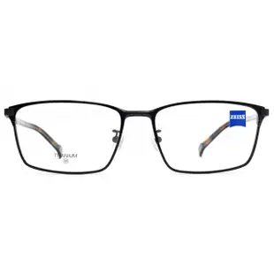【ZEISS 蔡司】方框光學眼鏡(黑 琥珀#ZS22118LB 001)