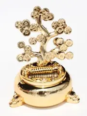 Money Fortune Coin Dancing Tree / Plant Flip Flap For GREAT Wealth Feng Shui