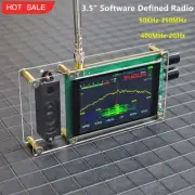 SDR601A 10K-2G 3.5" Software Defined Radio AM SSB FM Full Band Radio Clear Shell