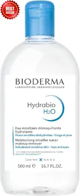 Hydrabio H2O Micellar Water for Dehydrated Skin, Makeup Remover, 500 Ml