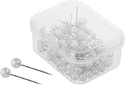 DOITOOL 500pcs Sewing Straight Pins with Pearl Heads: Metal Locating Pins for DIY Projects Embroidery - DIY Tools for Quilting and Craft