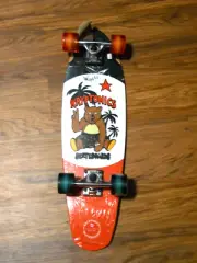 Kryptonics Cruiser Skateboard 28x8 Party Bear California Drunk Stoned Beach Wall
