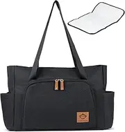 Micu Micu Baby Trolley Bag, Maternity Hospital Bag with Portable Baby Changing Mat, Large Capacity Organizer Bag, Waterproof Fabric, 50 x 14 x 30 cm