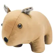 Urban Wombat Door Stopper Home/Room Office Decor Animal Display 18cm Brown