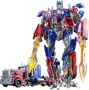 Deformed Car Robot Toy, 7-inch Collectible Action Figures, Alloy Deformation Portable Robot Toy Model, Manual Transformed into Toy for Kids Girls Boys