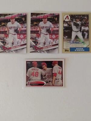 2017 Topps Baseball Arizona Diamondbacks lot includes Peter OBrian Auto
