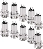 Key Switch Stainless Steel Lock Power ONOFF 10PCS AC DC220V (Double Pull)