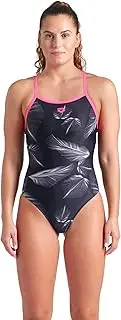 [arena] Women's Performance Frozen Leaves Lightdrop Back Athletic One Piece Swimsuit