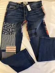NWT Current Elliott PatchWork Jeans Size 26 000009