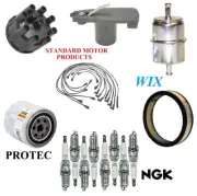 Tune Up Kit Filters Cap Spark Plugs For CHRYSLER TOWN & COUNTRY V8; 6.6L 75-77