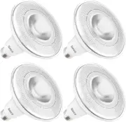 Outdoor LED Flood Light, Waterproof PAR38 Dusk to Dawn Bulb, 1250 LM, 15W, 4 Pac