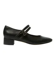 [Sandler] Stefanie Heeled Shoes in Black Leather