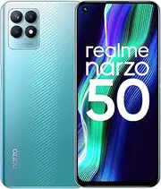 [realme] Narzo 50 Dual-Sim 128GB ROM + 6GB RAM (GSM only | No CDMA) Factory Unlocked 4G/LTE Smartphone (Blue) - International Version