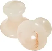 Ipetboom 2Pcs Mushroom Shape Facial Massage Tool Unique Scraping Massager for Spa Home Use Design for Muscle Relaxation Comfortable Texture Friends