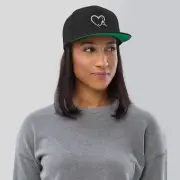Snapback Cap Herren & Damen Berg Herz Snapback Cap