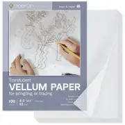 8.5x11 Tracing Paper for Drawing-100 Sheets Vellum Paper 8.5 x 11 Translucent...