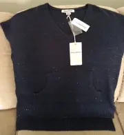 Tommy Bahama Starry Night Sequin Sweater Vest Size M NWT