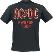[AC/DC] PWR UP Tourshirt 24 Men's T-Shirt Black Band Merch, Bands, Black, 4XL