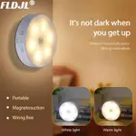 2PCS MOTION SENSOR LED WIRELESS NIGHT LIGHT BEDROOM LAMP USB