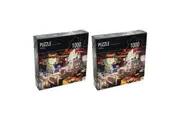 2PK 1000pc Crown Huntington Green Series Attic 68.6cm Jigsaw Puzzle Toy 15y+