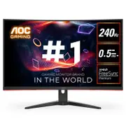 AOC 31.5in FHD 240Hz FreeSync Curved Gaming Monitor (C32G2ZE)